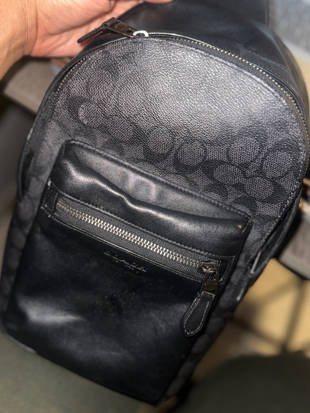 Coach Outlet unisex’s West Pack In Signature Canvas